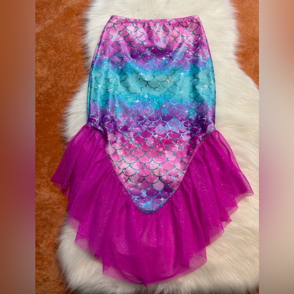 Sonoma ⚜️ 3-Piece Mermaid Swimsuit & Mermaid Tail Cover-Up Swim Set - Picture 5 of 9